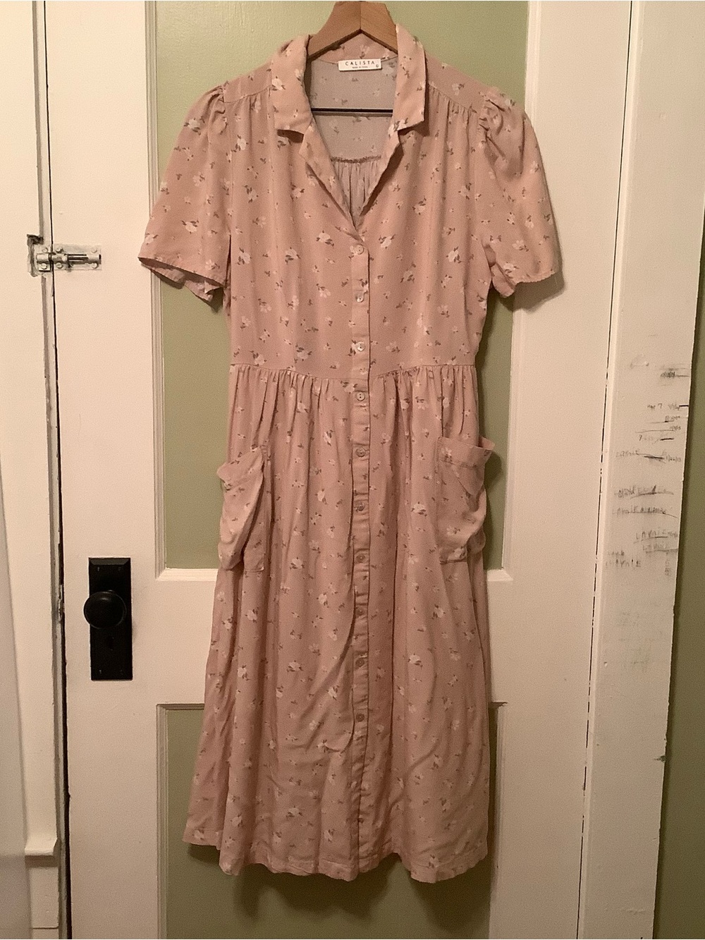 Calista 90s Shirt Dress with Pockets